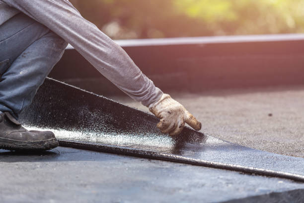 Professional Waterproofing technician working in Reynolds, IN